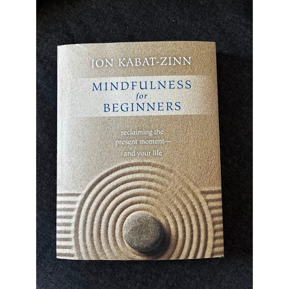 NEW Jon Kabat-Zinn "Mindfulness for Beginners" Hardcover & CD Guided Meditations